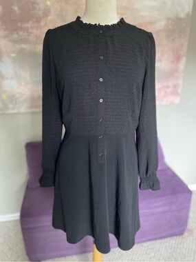 Loft black dress size 8